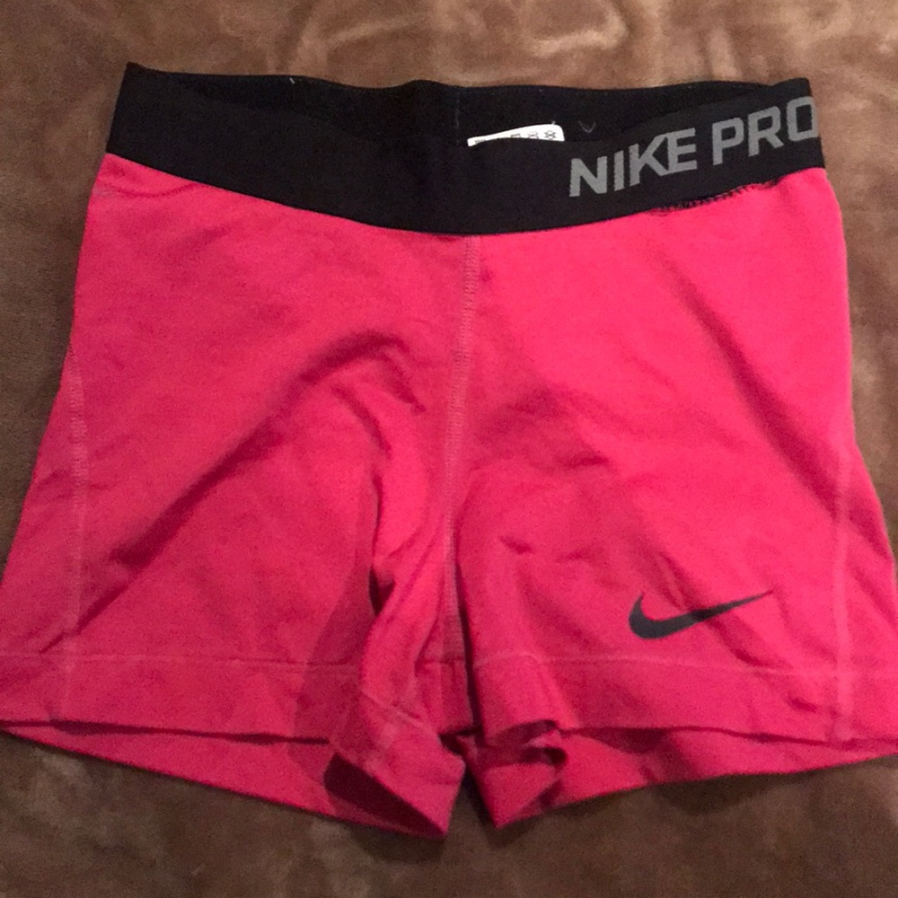 Nike pro dri-fit pink spandex